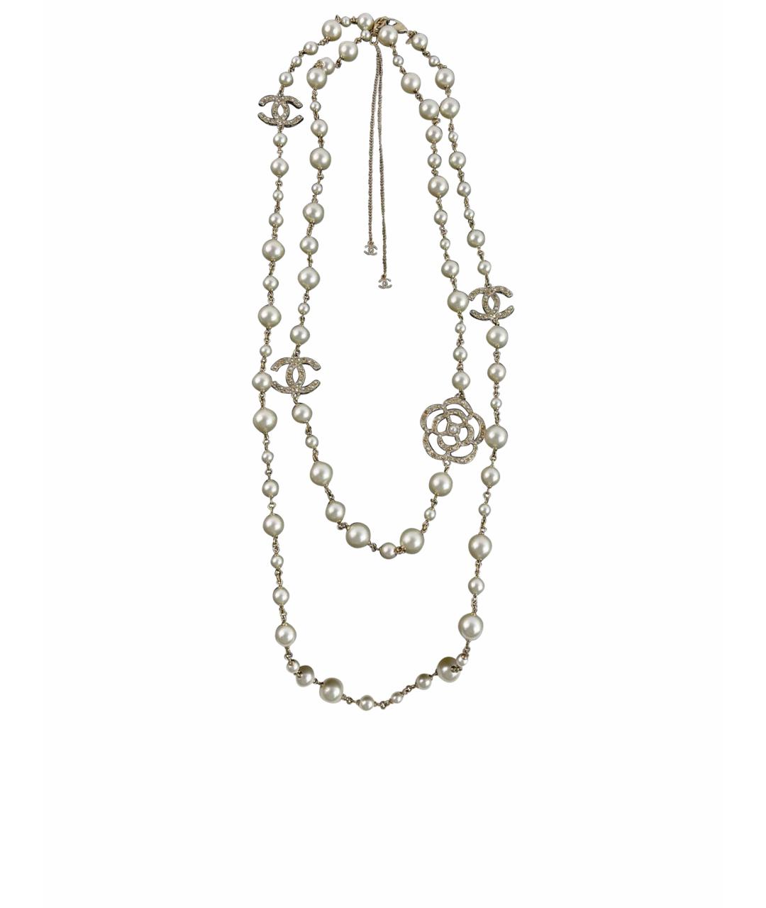 CHANEL Бежевое колье, фото 1