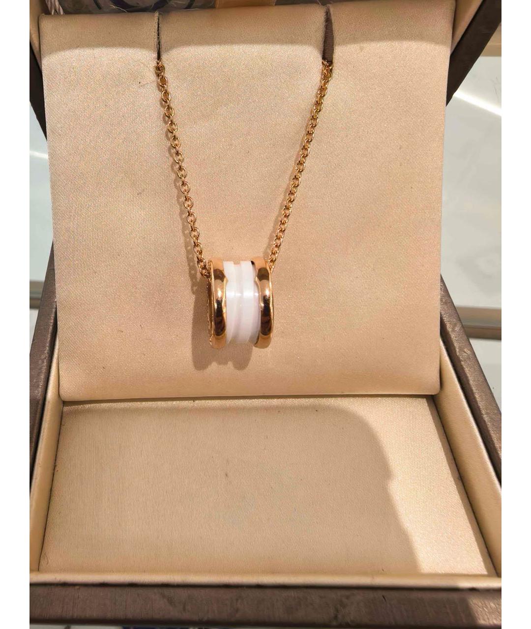 BVLGARI Золотое колье из розового золота, фото 4