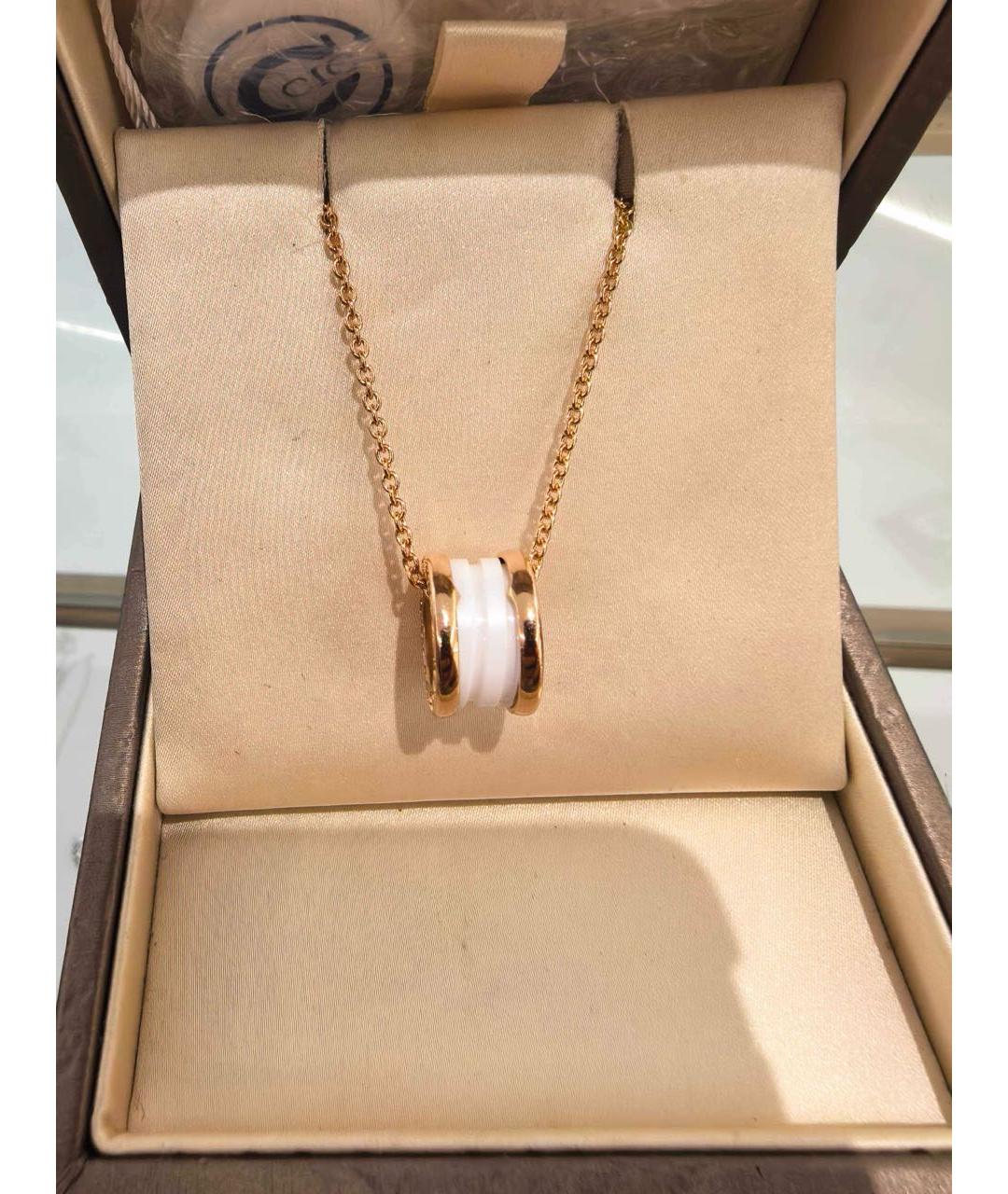 BVLGARI Золотое колье из розового золота, фото 5