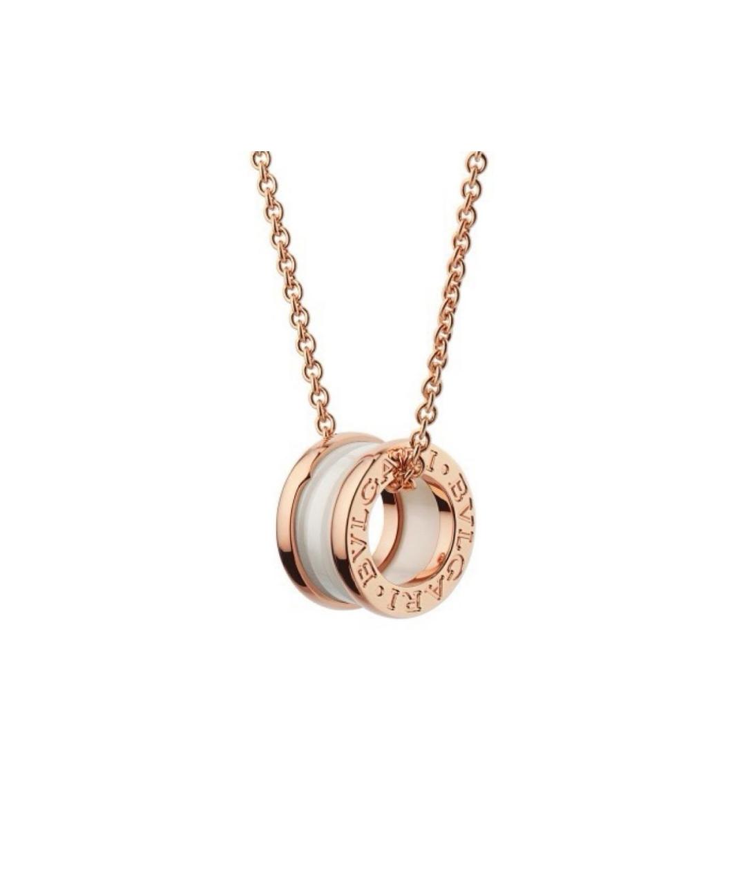 BVLGARI Золотое колье из розового золота, фото 1
