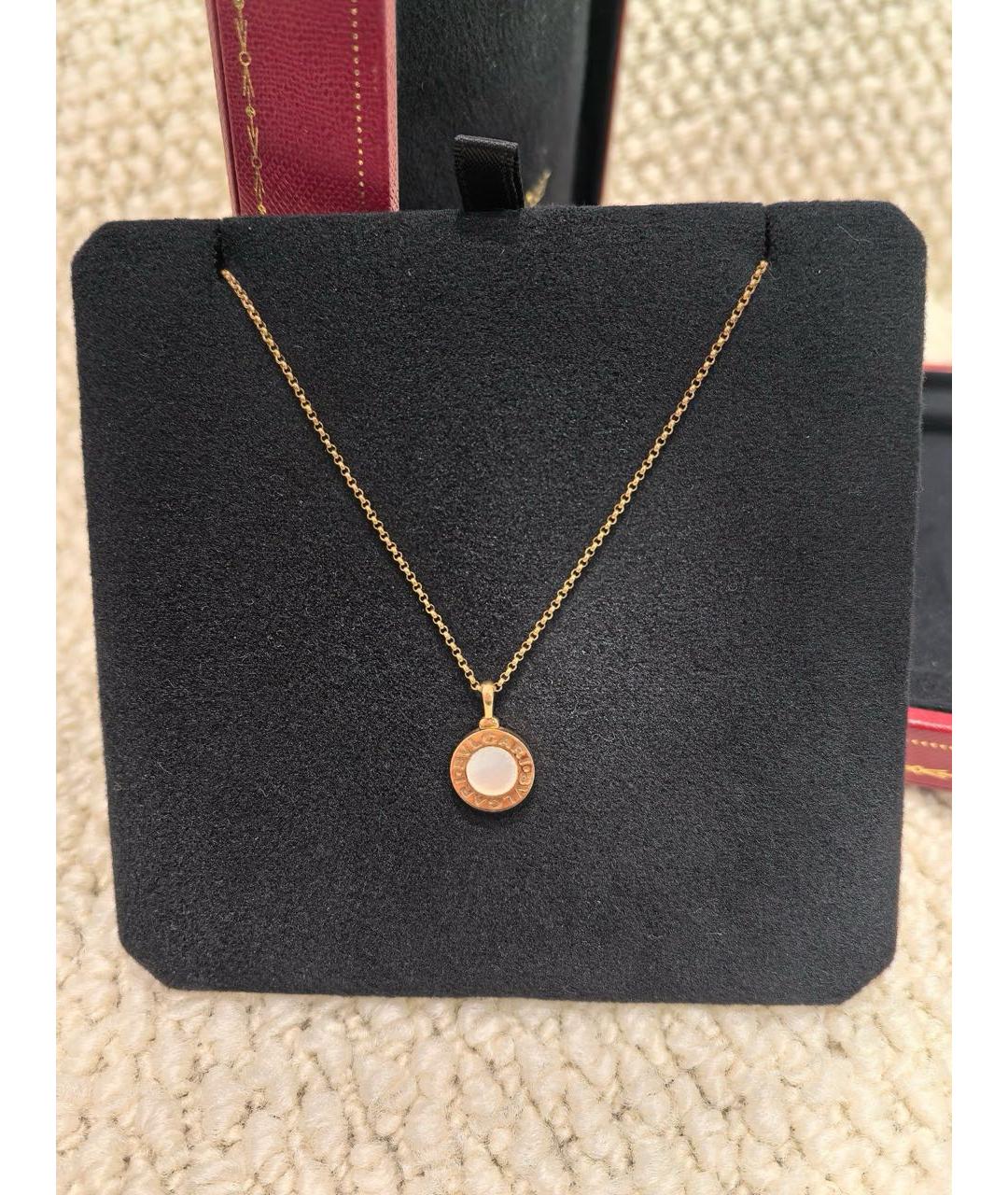 BVLGARI Золотое колье из розового золота, фото 5