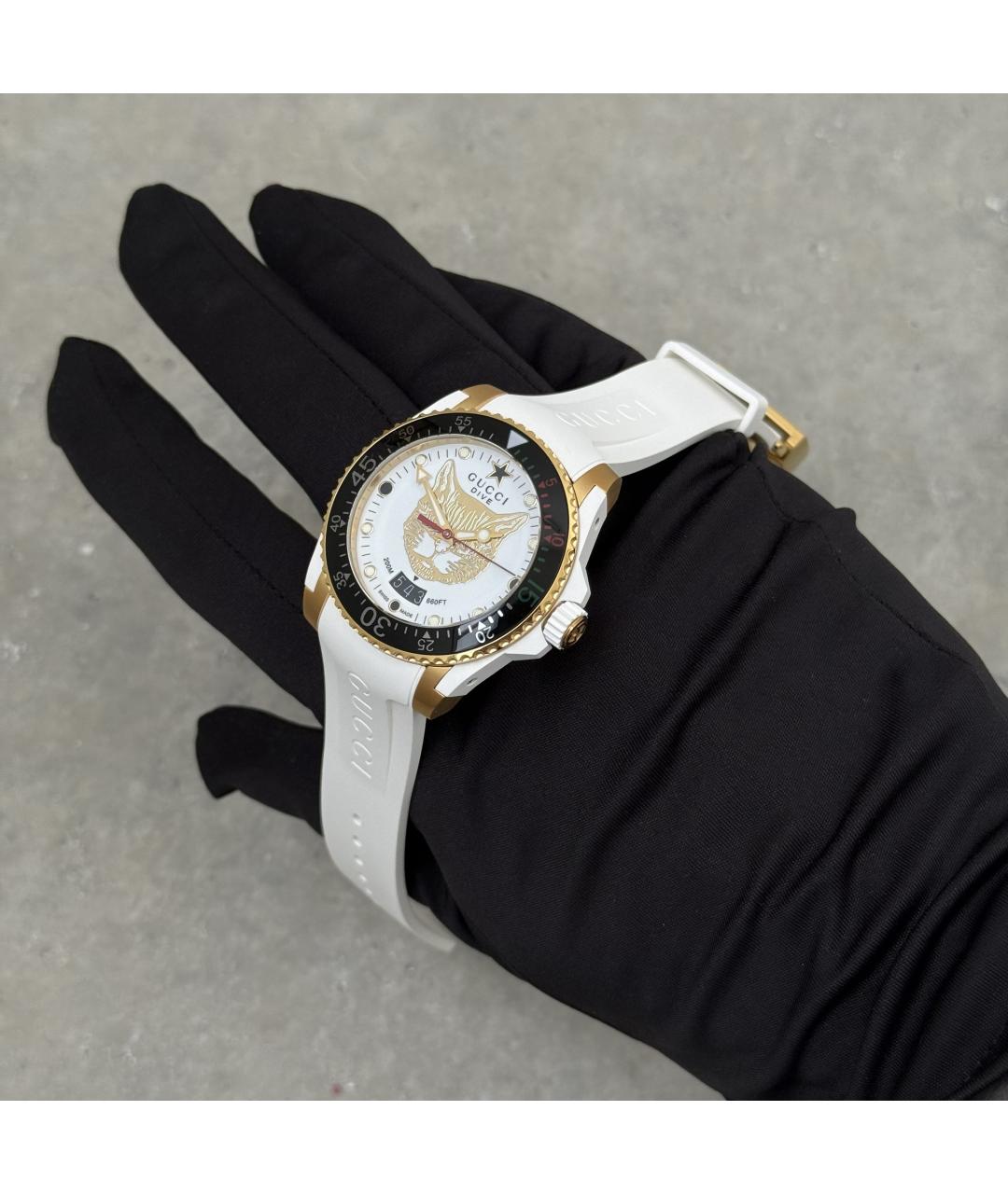 GUCCI Белые часы, фото 7