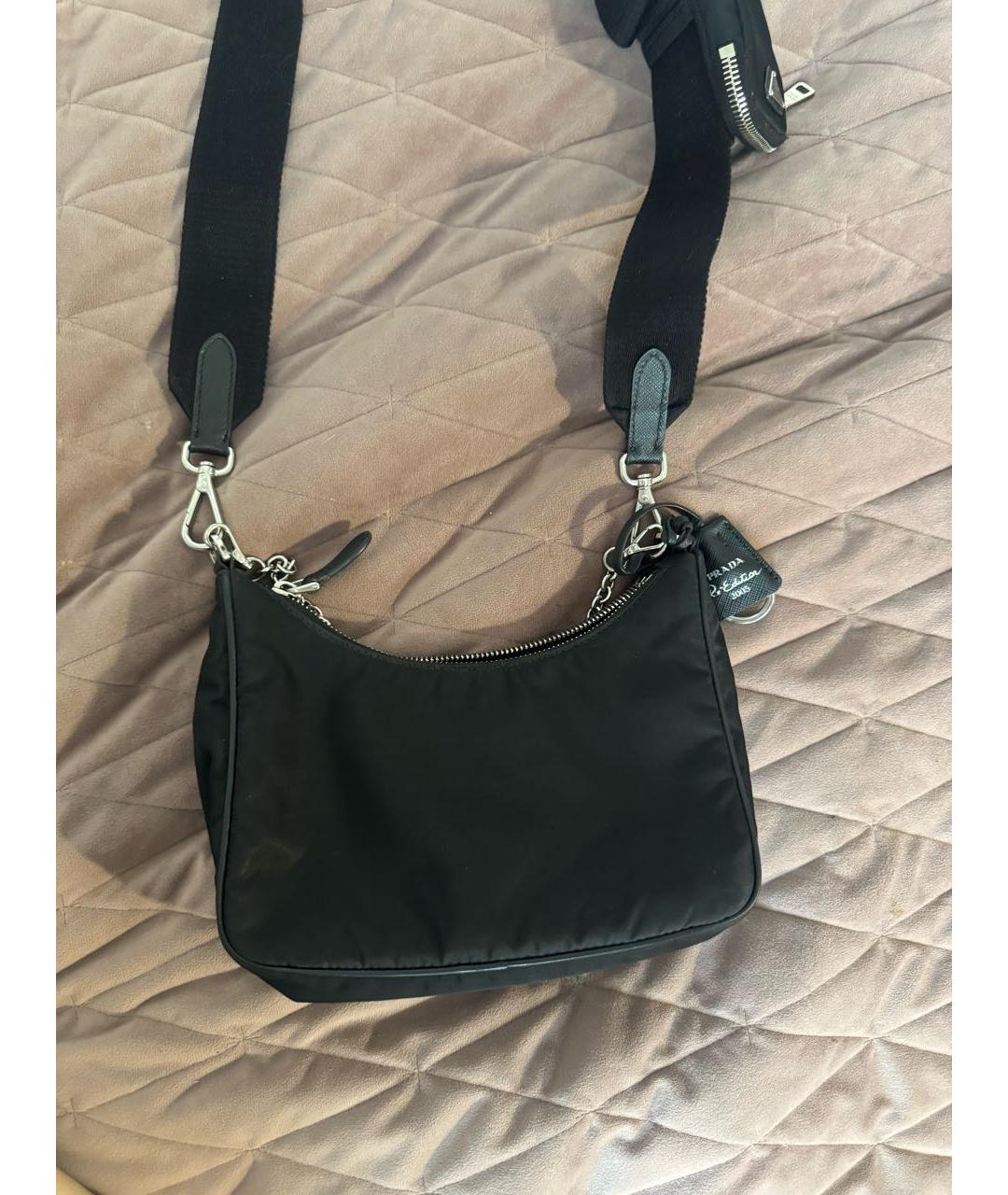 PRADA Черная сумка через плечо, фото 3