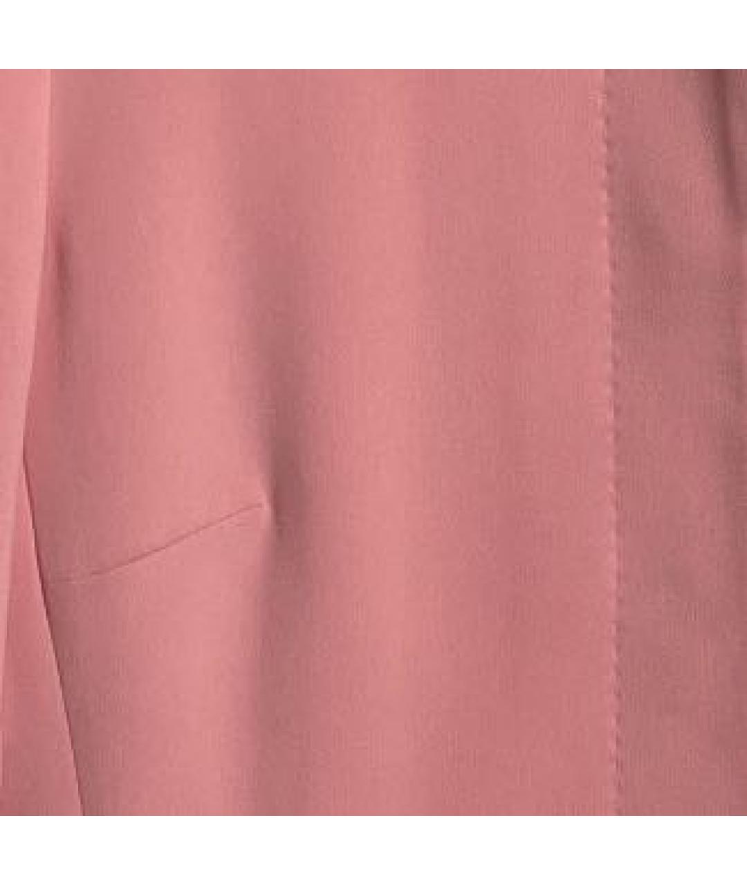 MAX MARA Розовый ацетатный костюм с брюками, фото 4