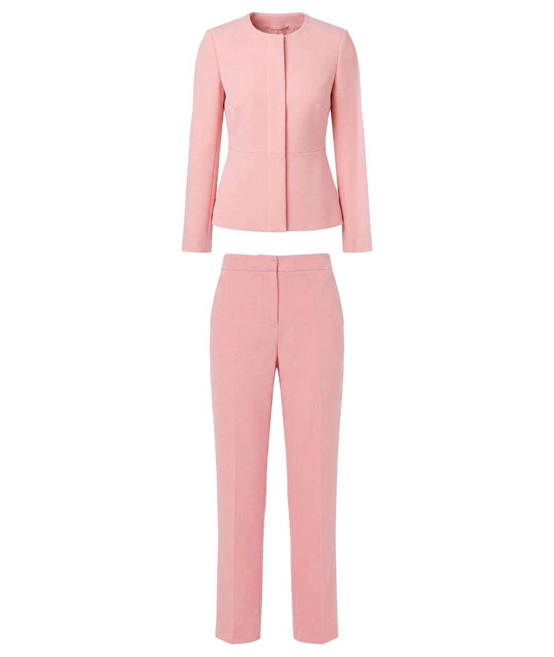 MAX MARA Розовый ацетатный костюм с брюками, фото 1