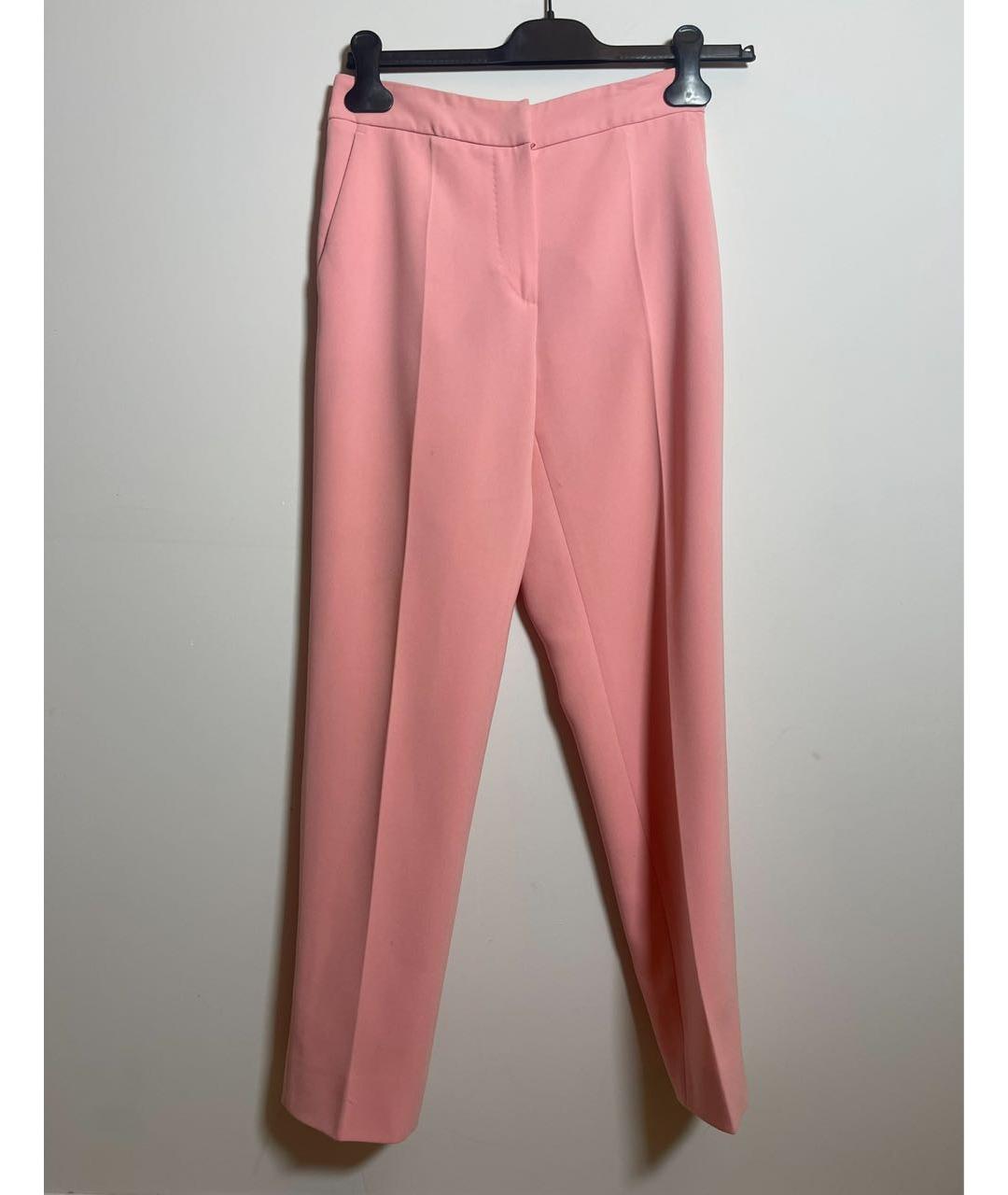 MAX MARA Розовый ацетатный костюм с брюками, фото 2