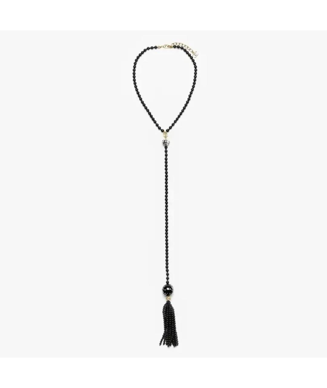 CHANEL Черное жемчужное колье, фото 5
