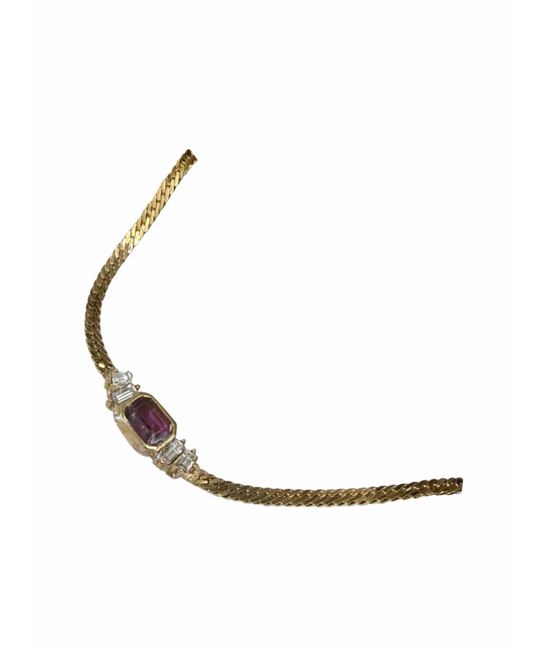 CHRISTIAN DIOR Золотое колье, фото 1