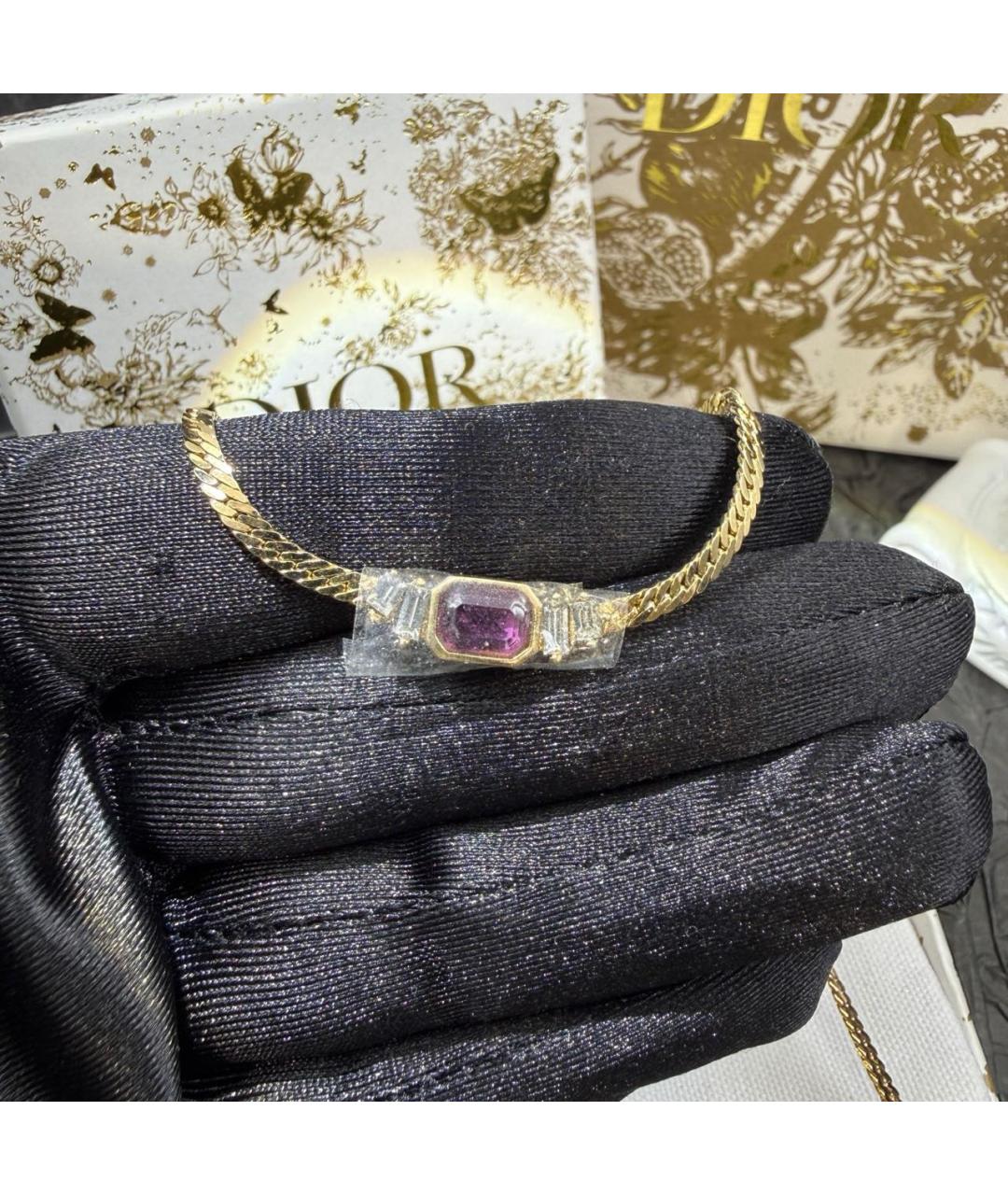 CHRISTIAN DIOR Золотое колье, фото 4