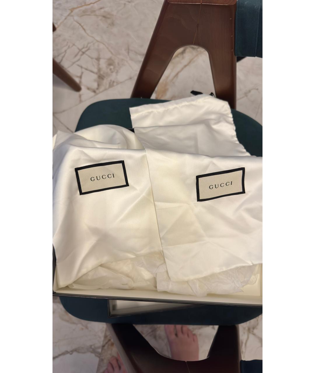 GUCCI Розовые кожаные туфли, фото 4