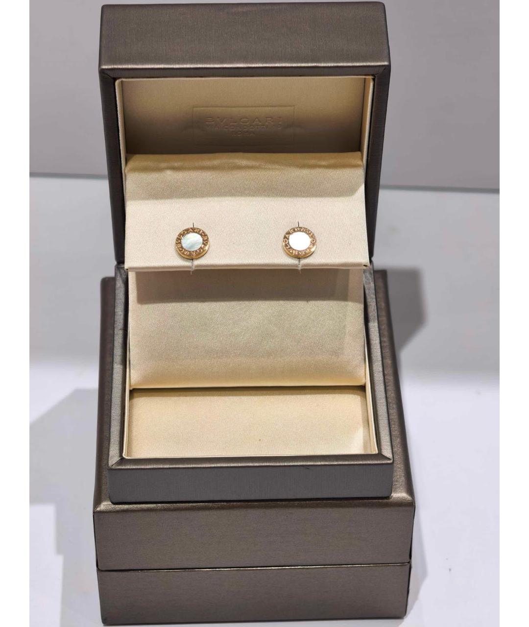BVLGARI Золотые серьги из розового золота, фото 6