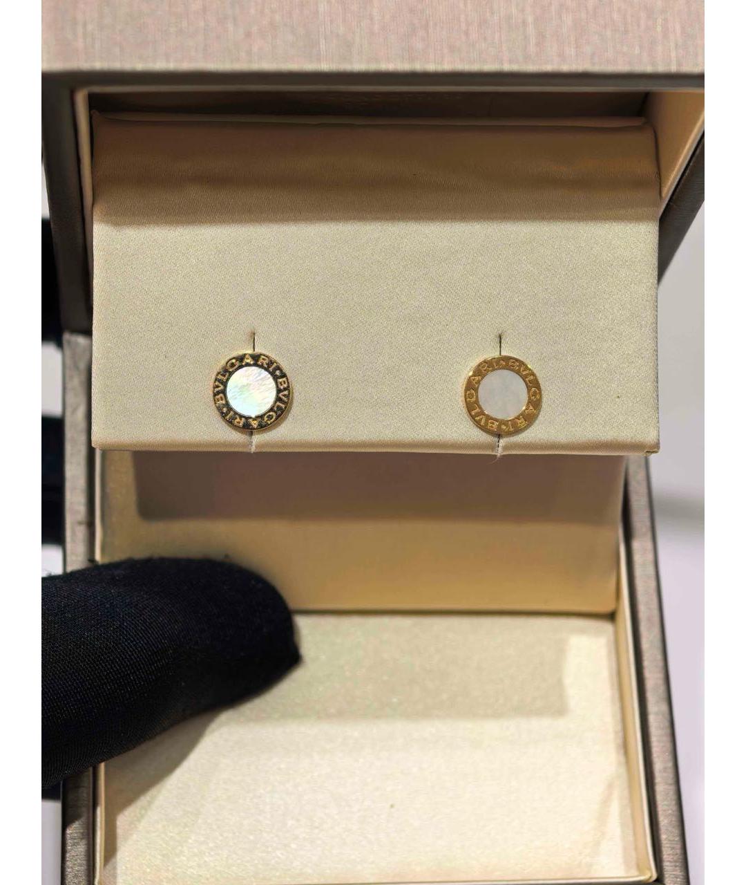 BVLGARI Золотые серьги из розового золота, фото 2