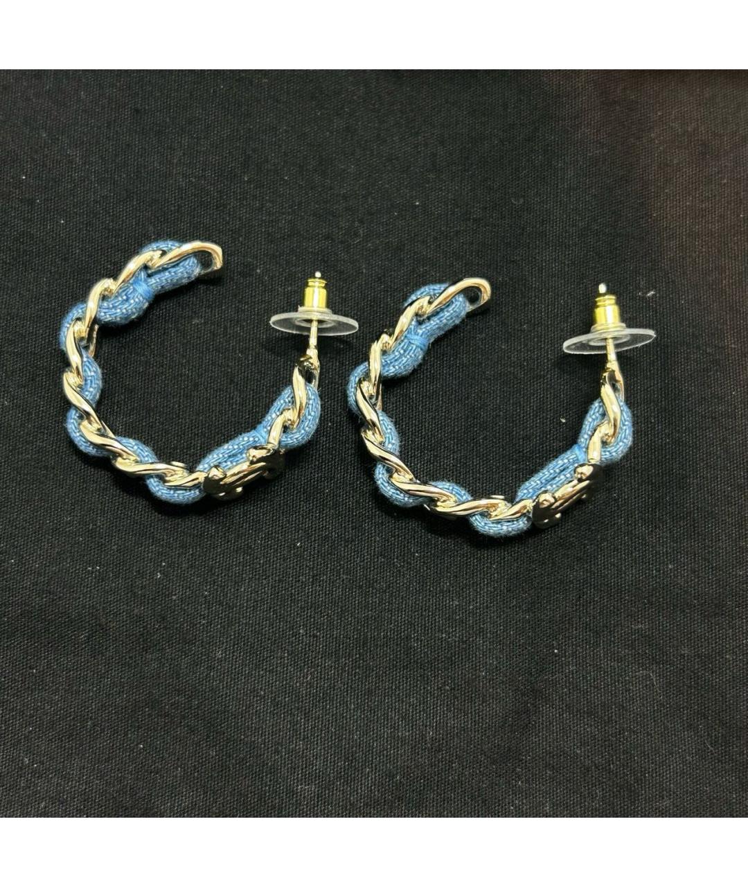 CHANEL Золотые серьги, фото 4