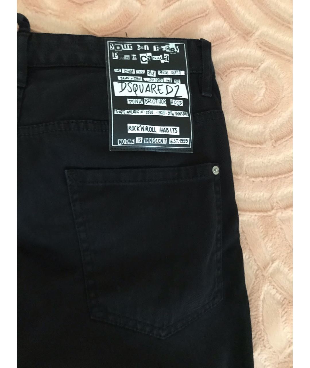 DSQUARED2 Черные хлопковые джинсы, фото 5