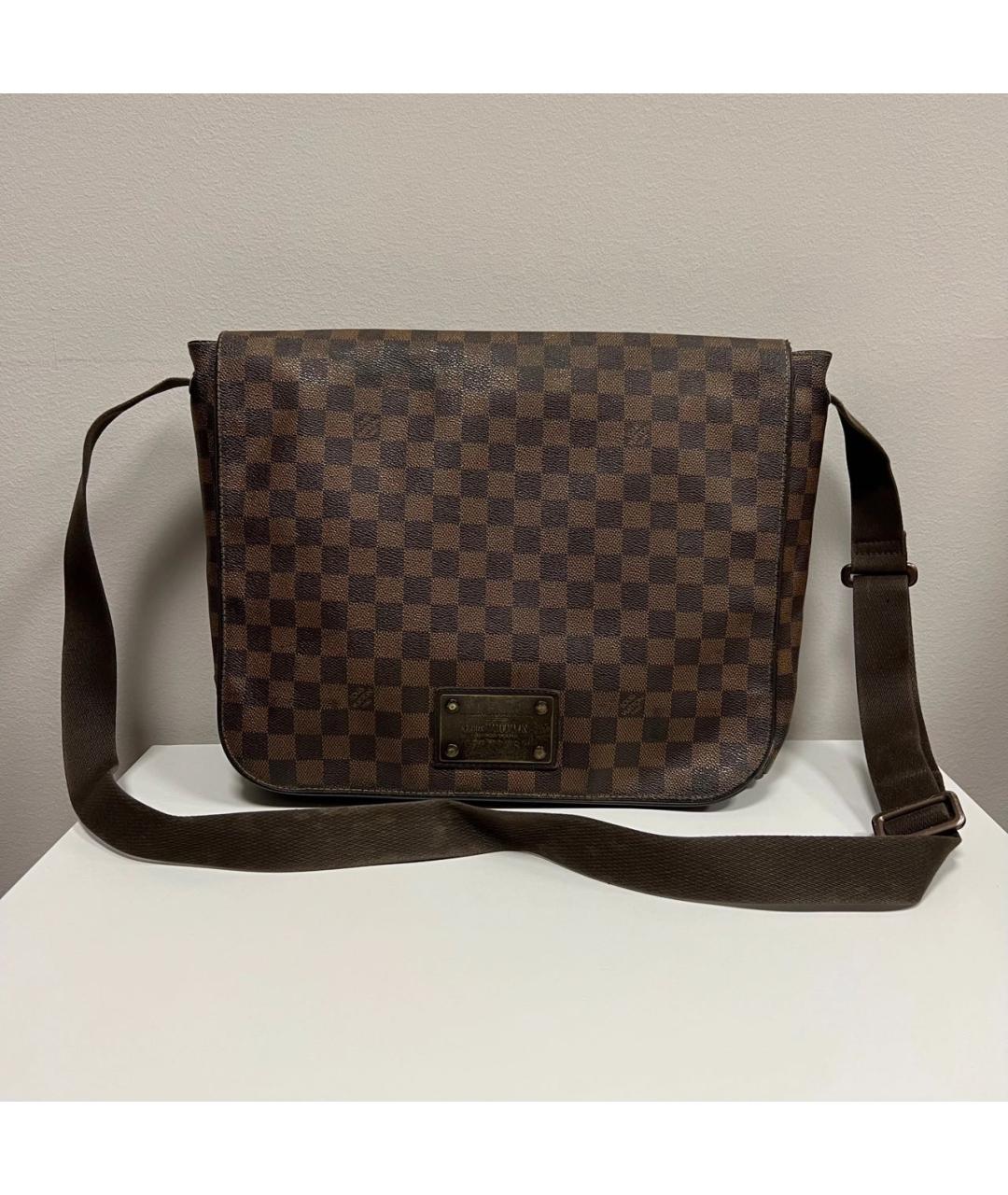LOUIS VUITTON Коричневая сумка на плечо, фото 6