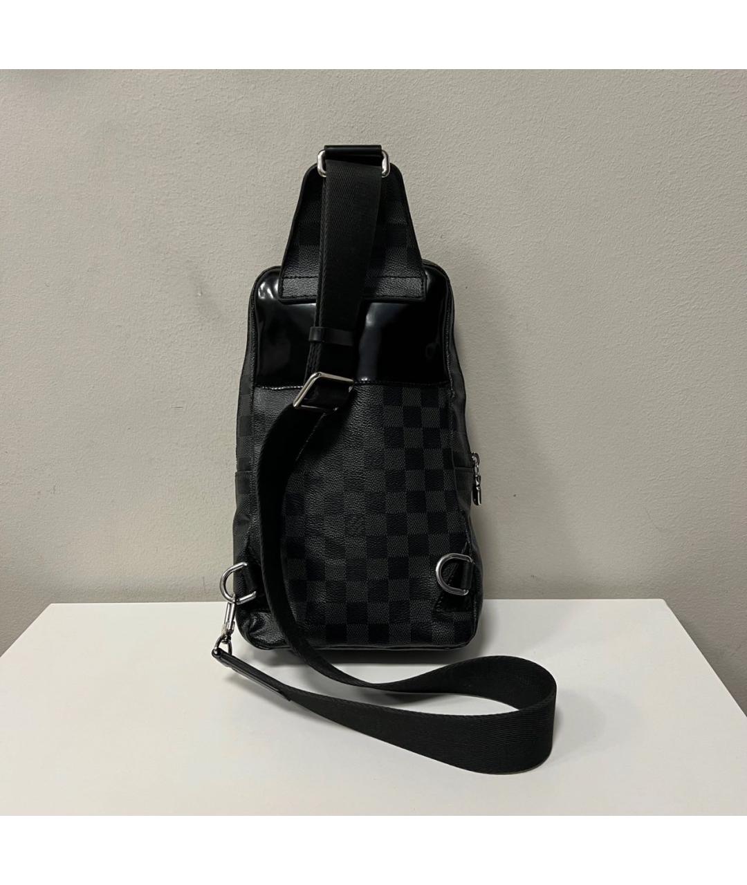 LOUIS VUITTON Черная сумка на плечо, фото 3