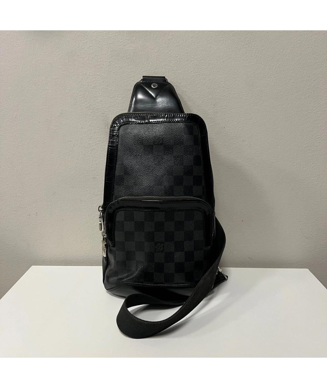 LOUIS VUITTON Черная сумка на плечо, фото 8