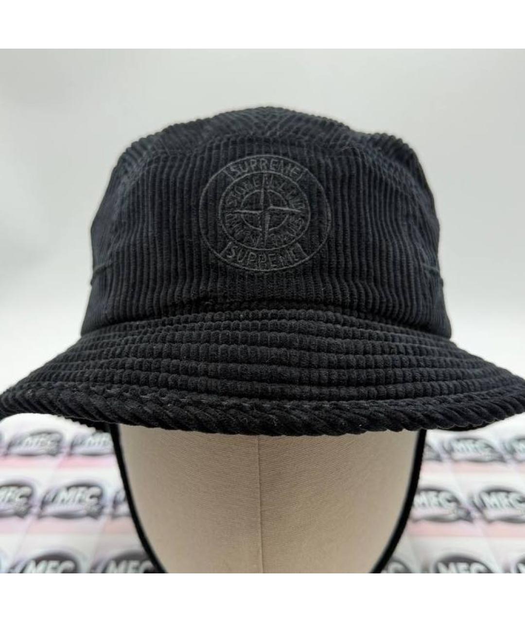 STONE ISLAND Черная шапка, фото 6