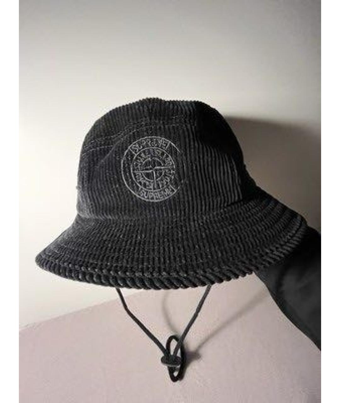STONE ISLAND Черная шапка, фото 2