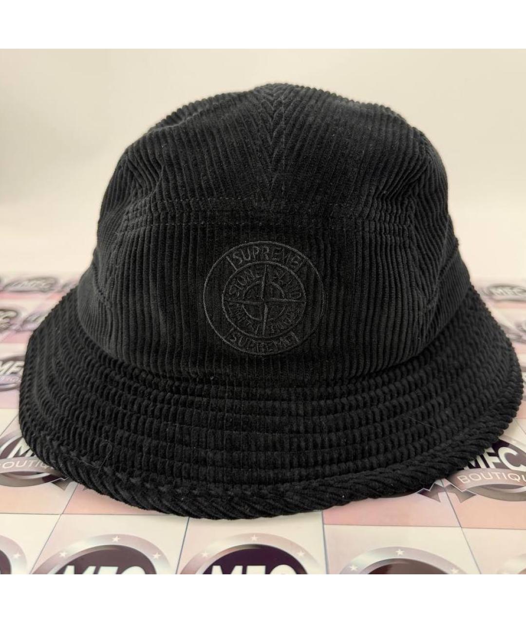 STONE ISLAND Черная шапка, фото 5