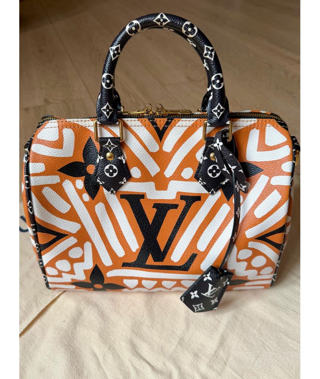 LOUIS VUITTON Оранжевая сумка с короткими ручками, фото 9
