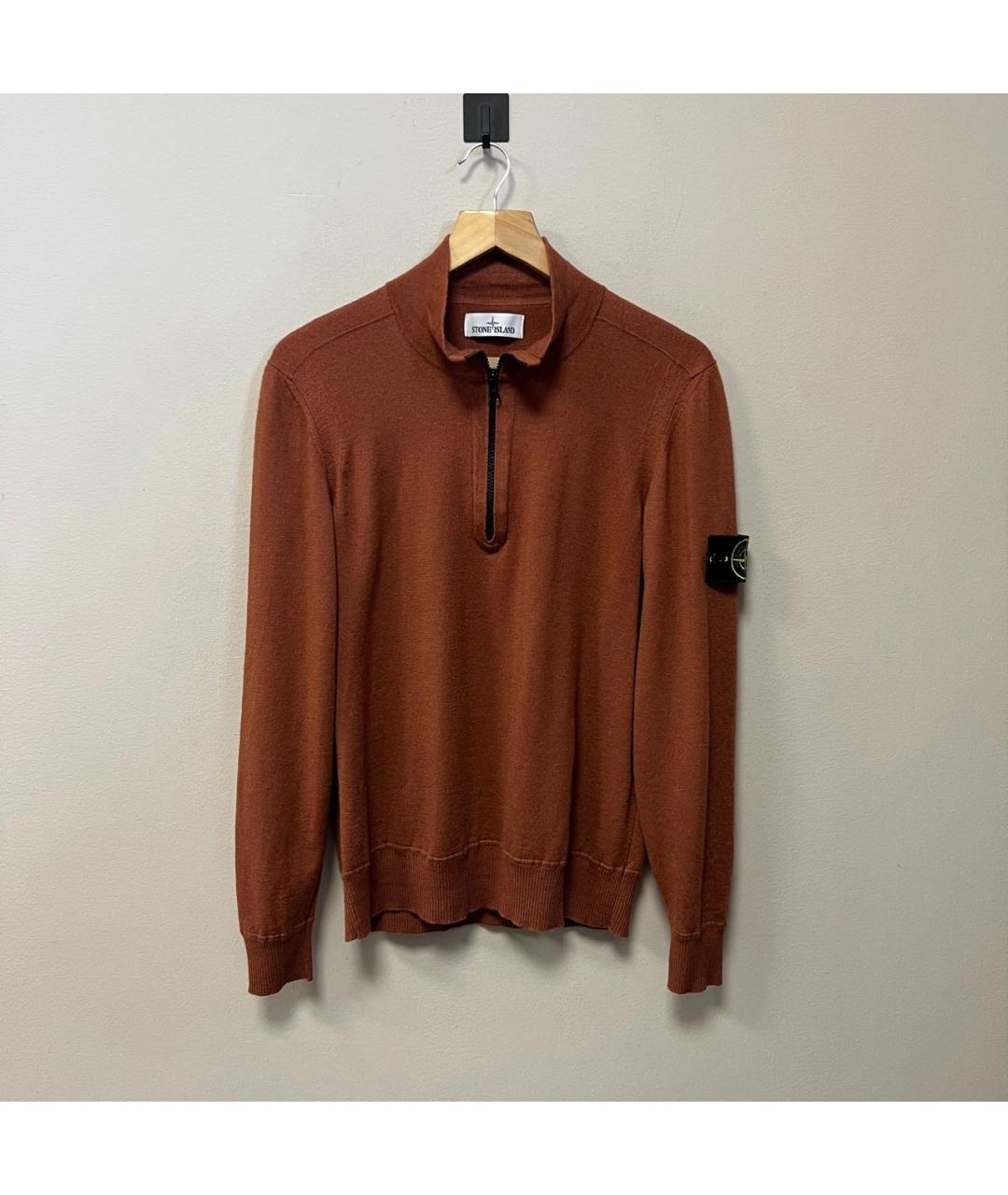 STONE ISLAND Коричневый джемпер / свитер, фото 6