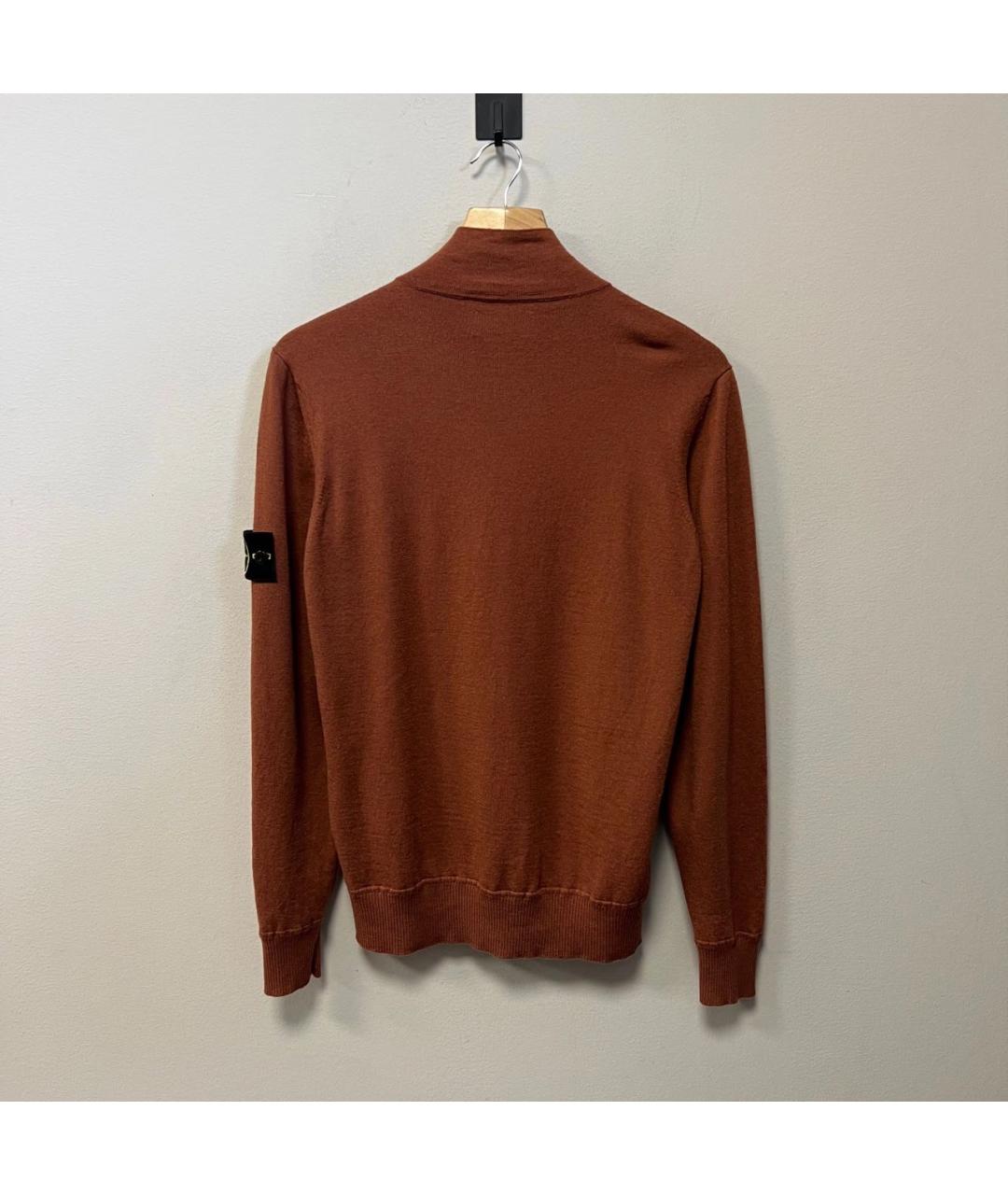 STONE ISLAND Коричневый джемпер / свитер, фото 3