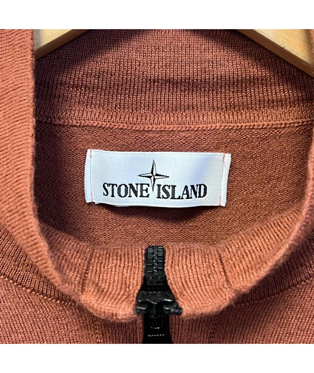 STONE ISLAND Коричневый джемпер / свитер, фото 4