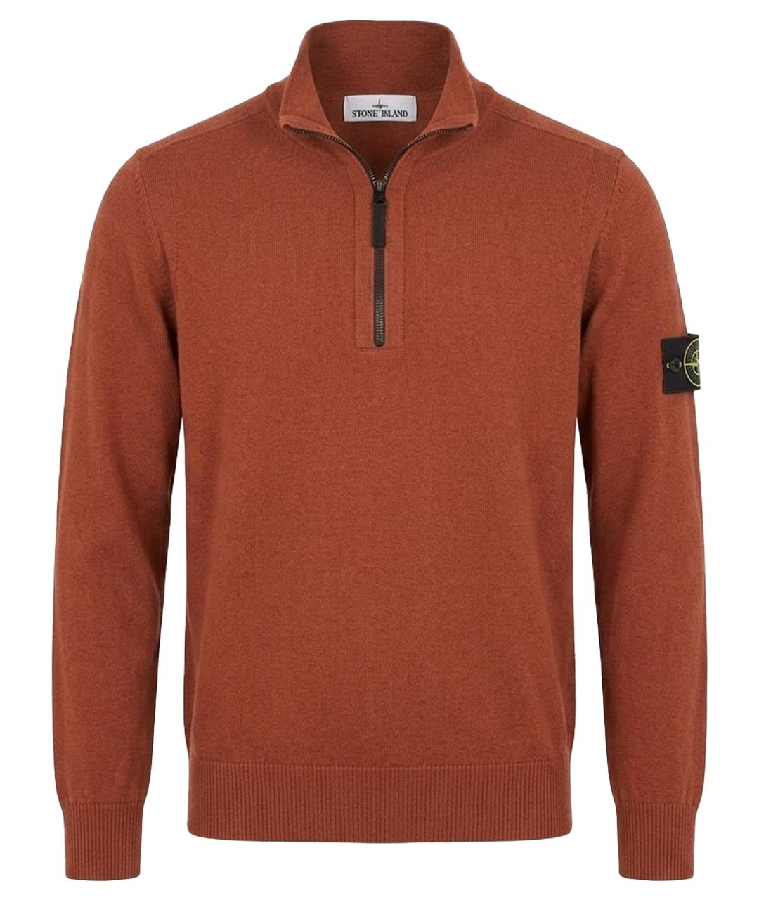STONE ISLAND Коричневый джемпер / свитер, фото 1
