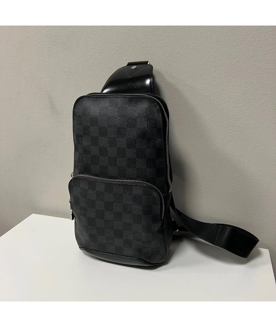 LOUIS VUITTON Черная сумка на плечо, фото 2