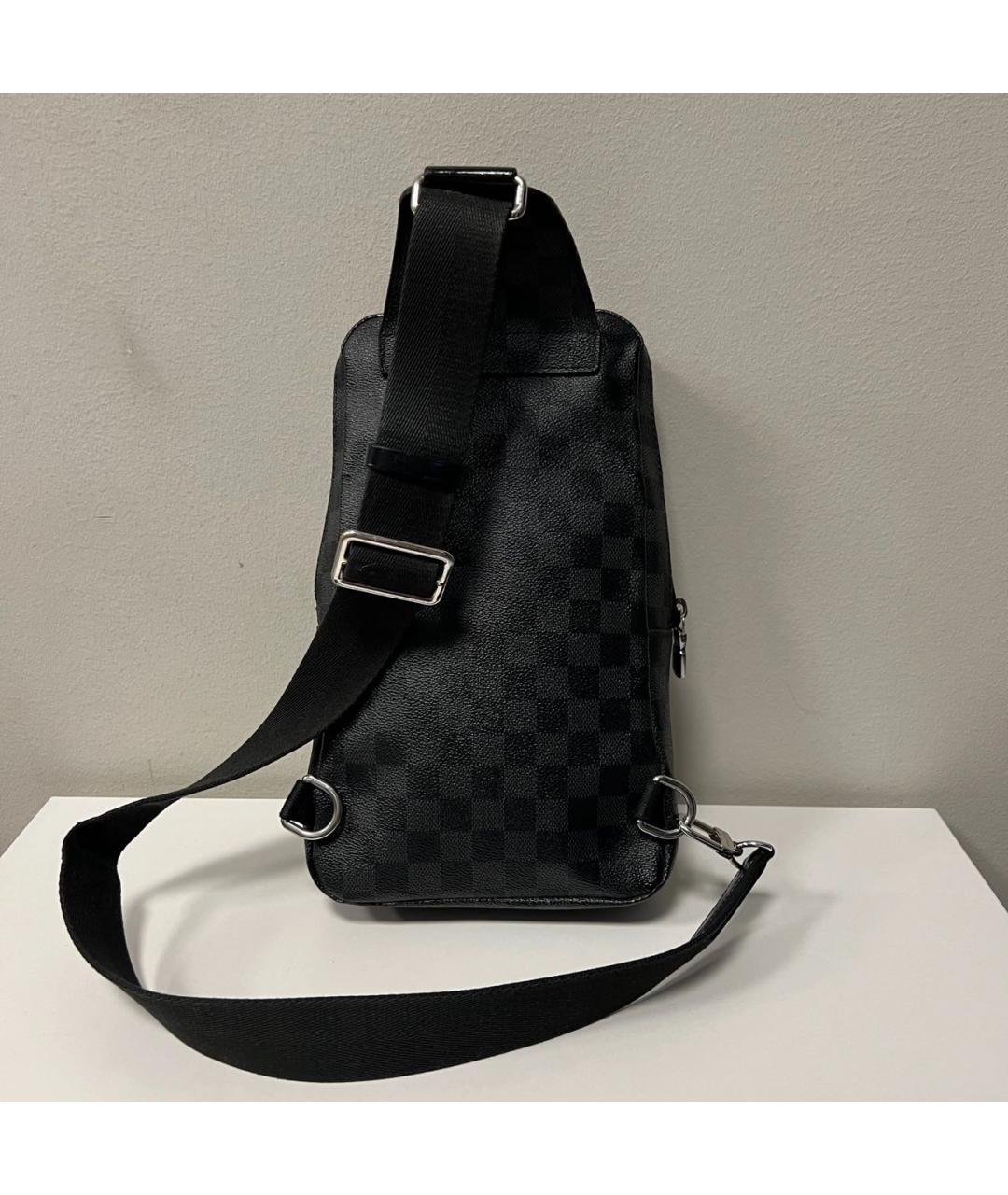 LOUIS VUITTON Черная сумка на плечо, фото 3
