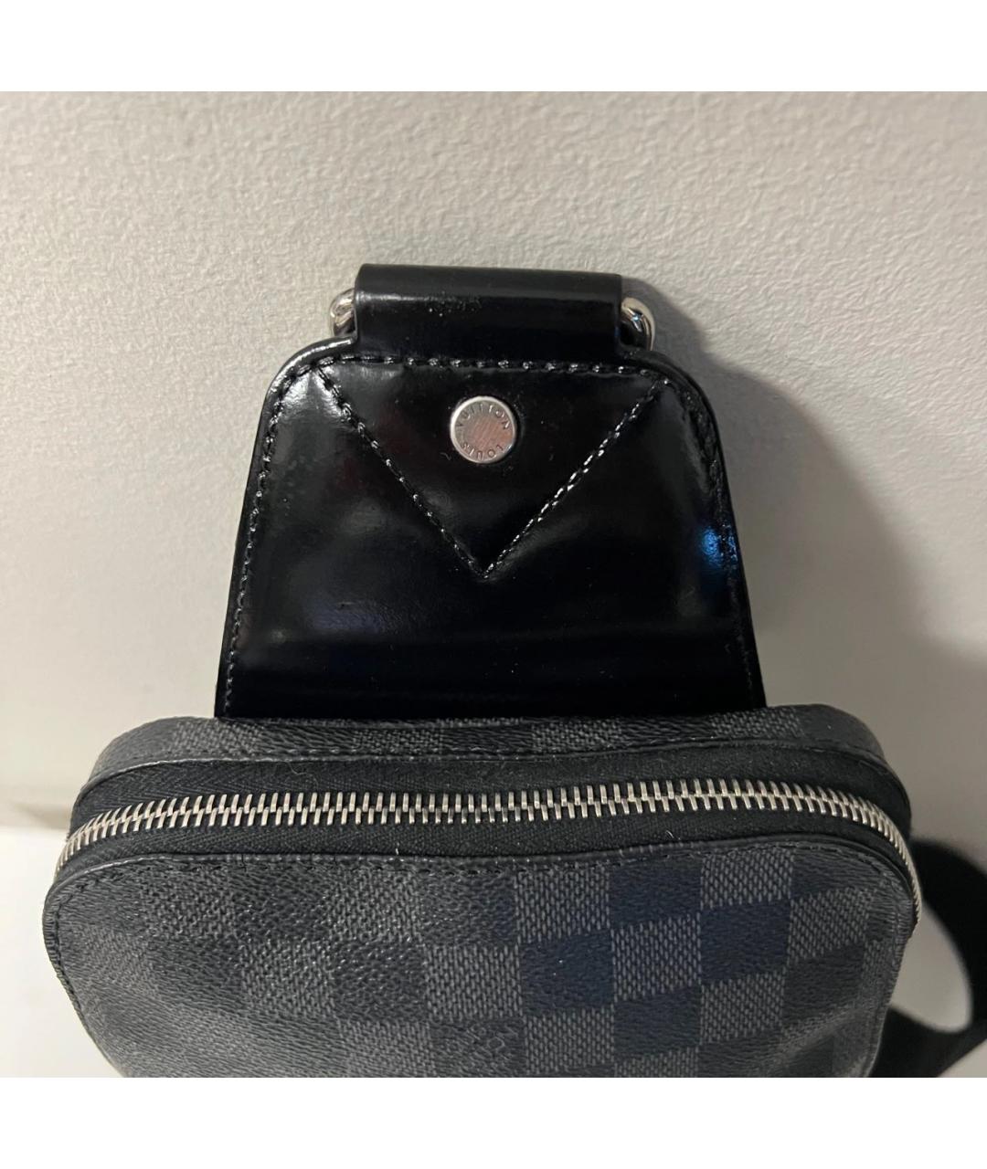 LOUIS VUITTON Черная сумка на плечо, фото 5