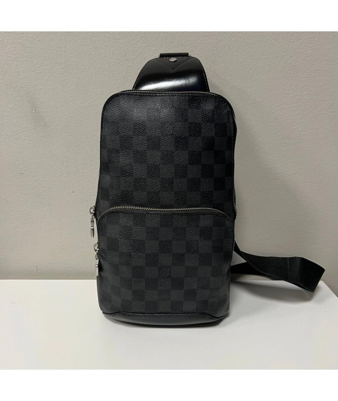 LOUIS VUITTON Черная сумка на плечо, фото 9