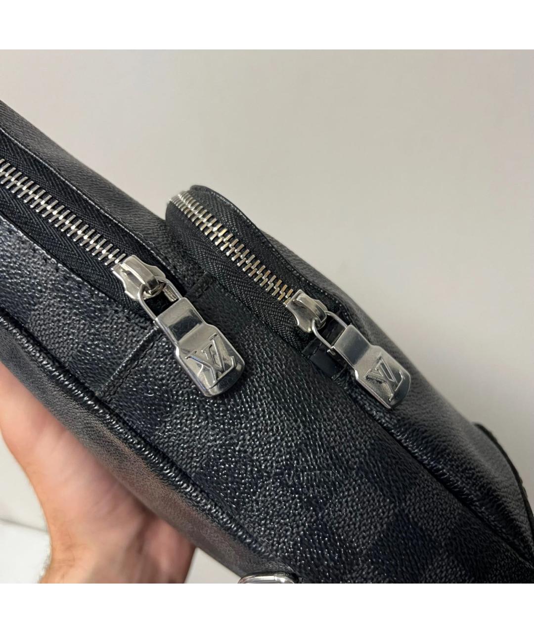 LOUIS VUITTON Черная сумка на плечо, фото 8