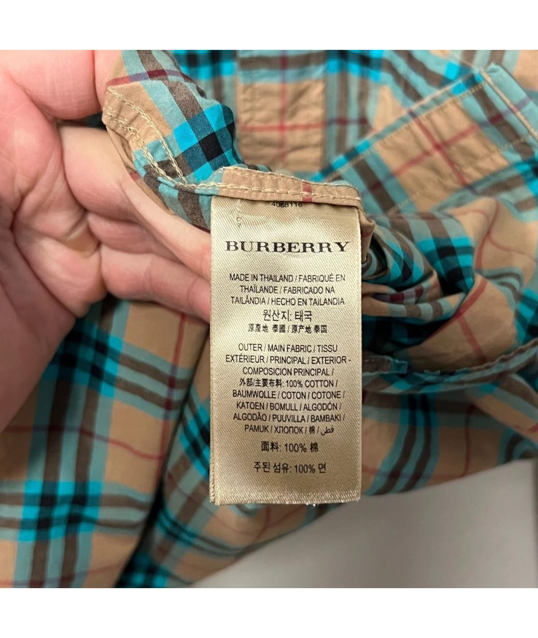 BURBERRY Бежевая кэжуал рубашка, фото 5