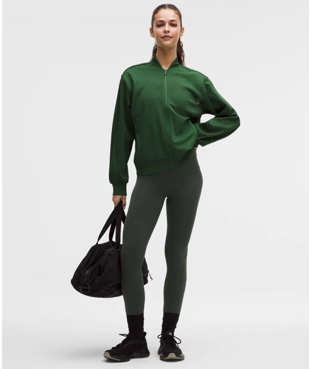 Lululemon Зеленый полиэстеровый спортивные костюмы, фото 2