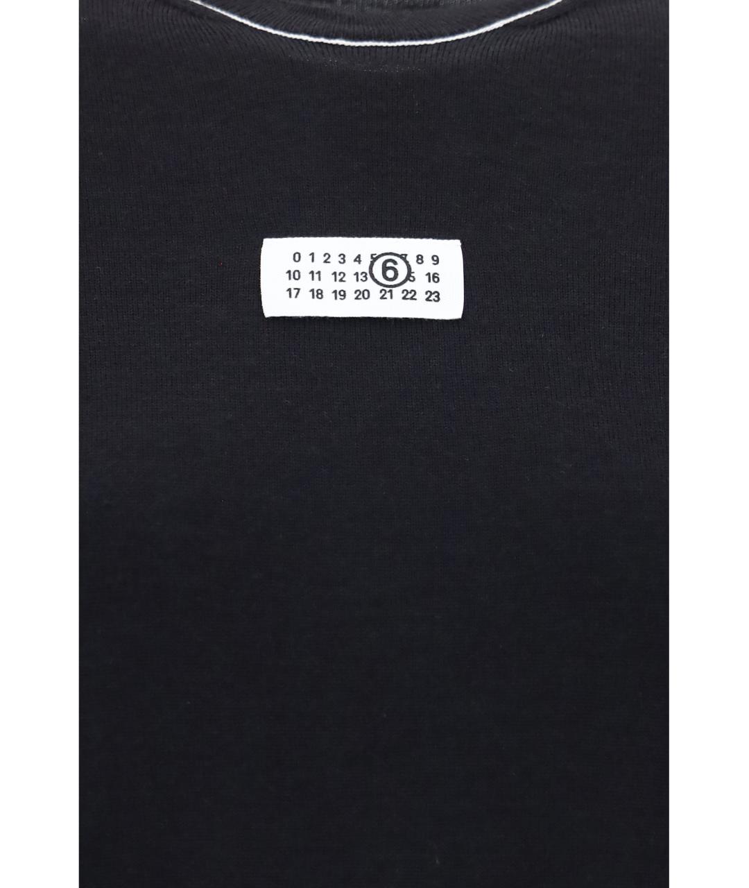 MM6 MAISON MARGIELA Черный шерстяной джемпер / свитер, фото 3