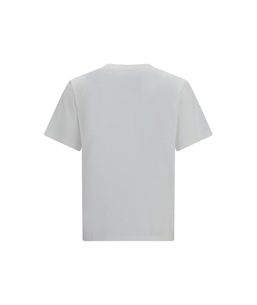 MM6 MAISON MARGIELA Белая хлопковая футболка, фото 2