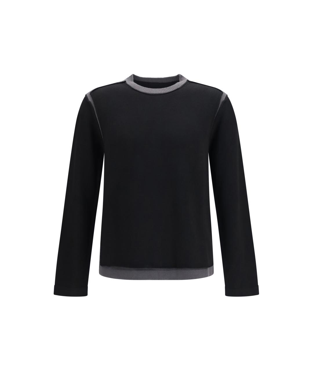 MM6 MAISON MARGIELA Черный шерстяной джемпер / свитер, фото 1