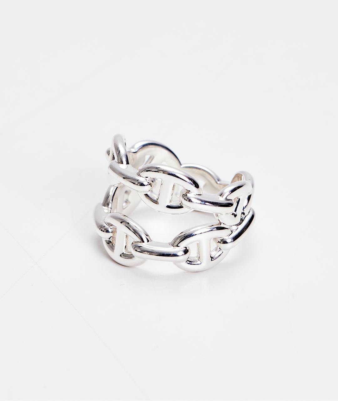 HERMES Серебряное серебряное кольцо, фото 2