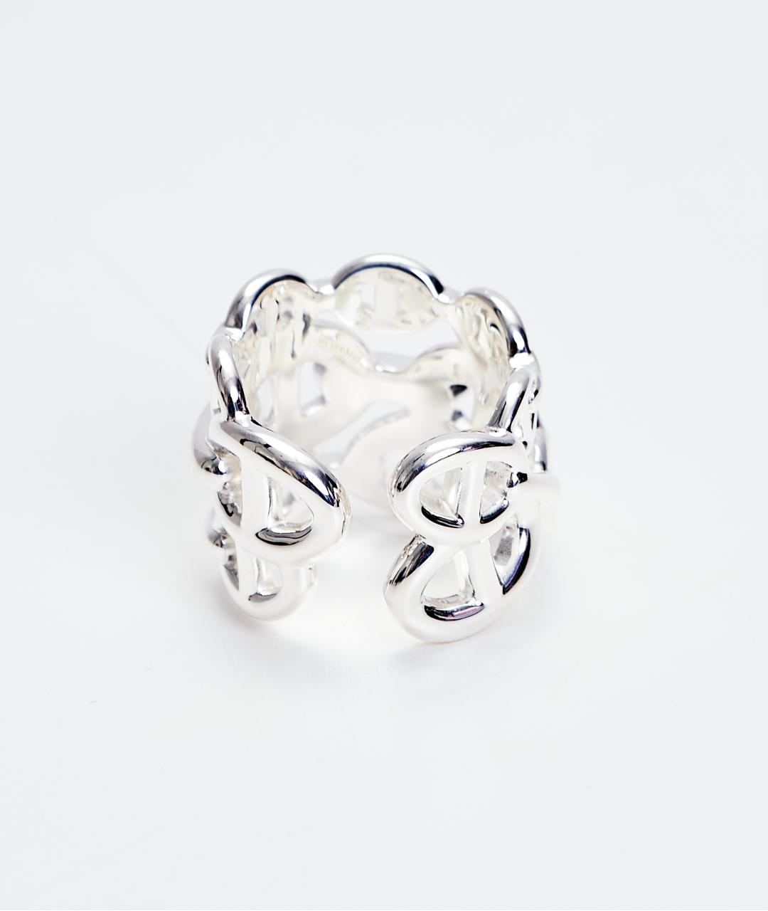 HERMES Серебряное серебряное кольцо, фото 3