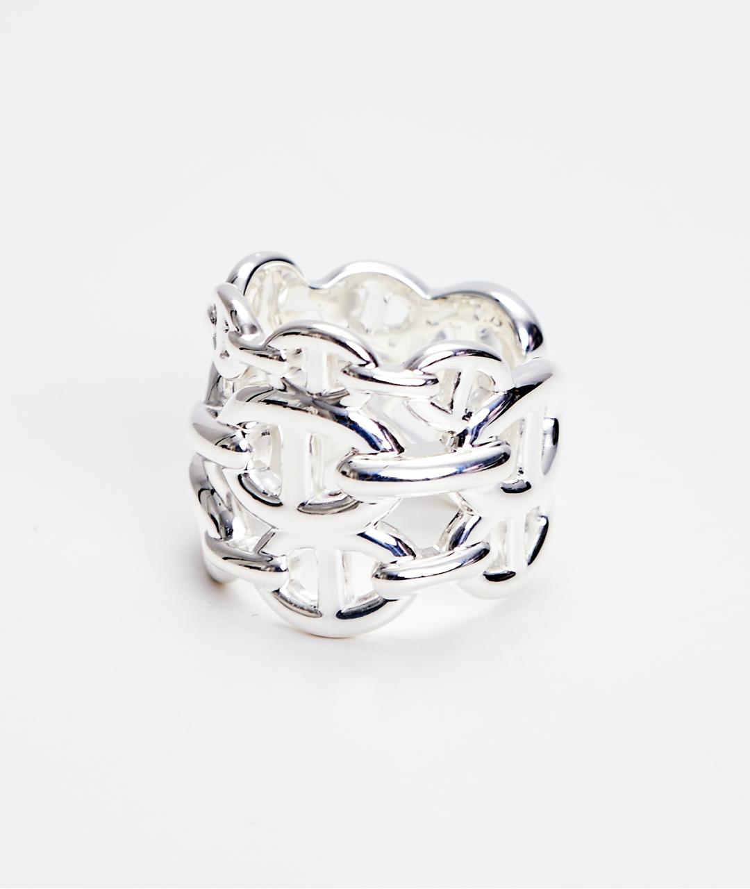 HERMES Серебряное серебряное кольцо, фото 2