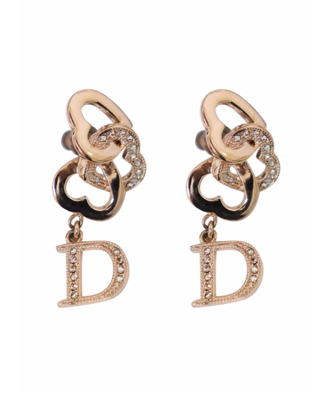 CHRISTIAN DIOR Золотые серьги, фото 1