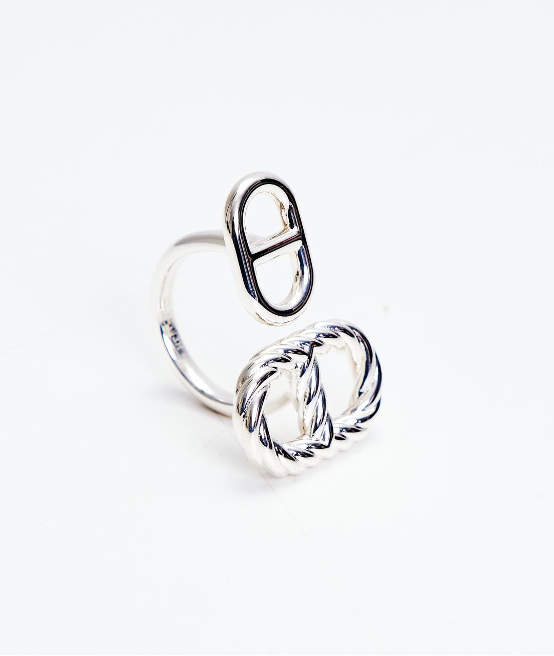 HERMES Серебряное серебряное кольцо, фото 4