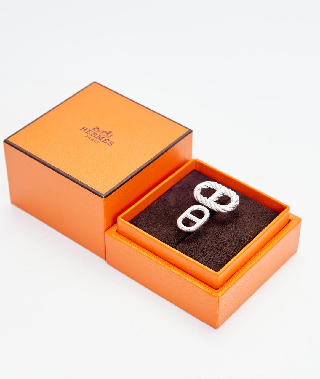 HERMES Серебряное серебряное кольцо, фото 5