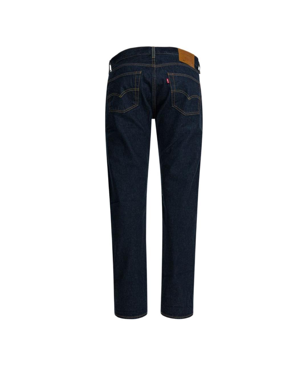 LEVI'S Синие хлопковые прямые джинсы, фото 4