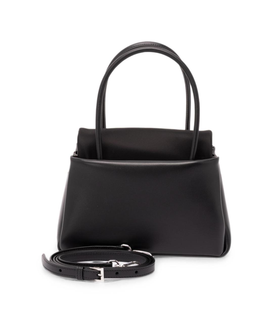 PRADA Черная кожаная сумка тоут, фото 3