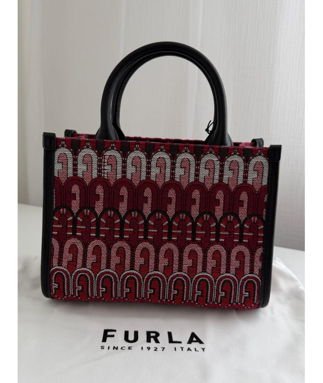 FURLA Бордовая сумка тоут, фото 6