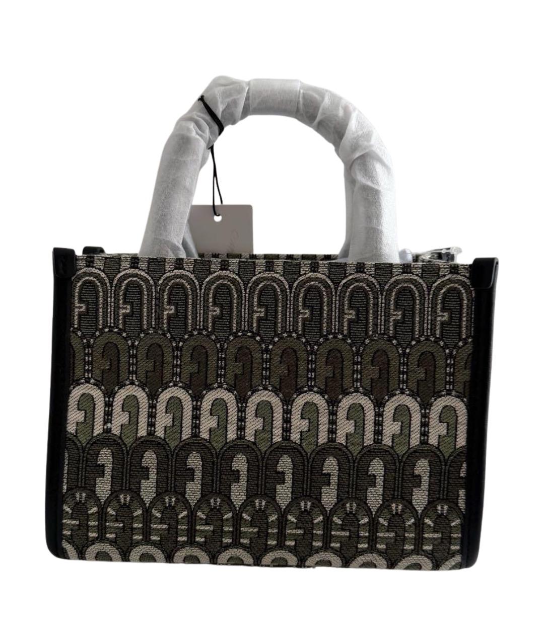 FURLA Зеленая сумка тоут, фото 1