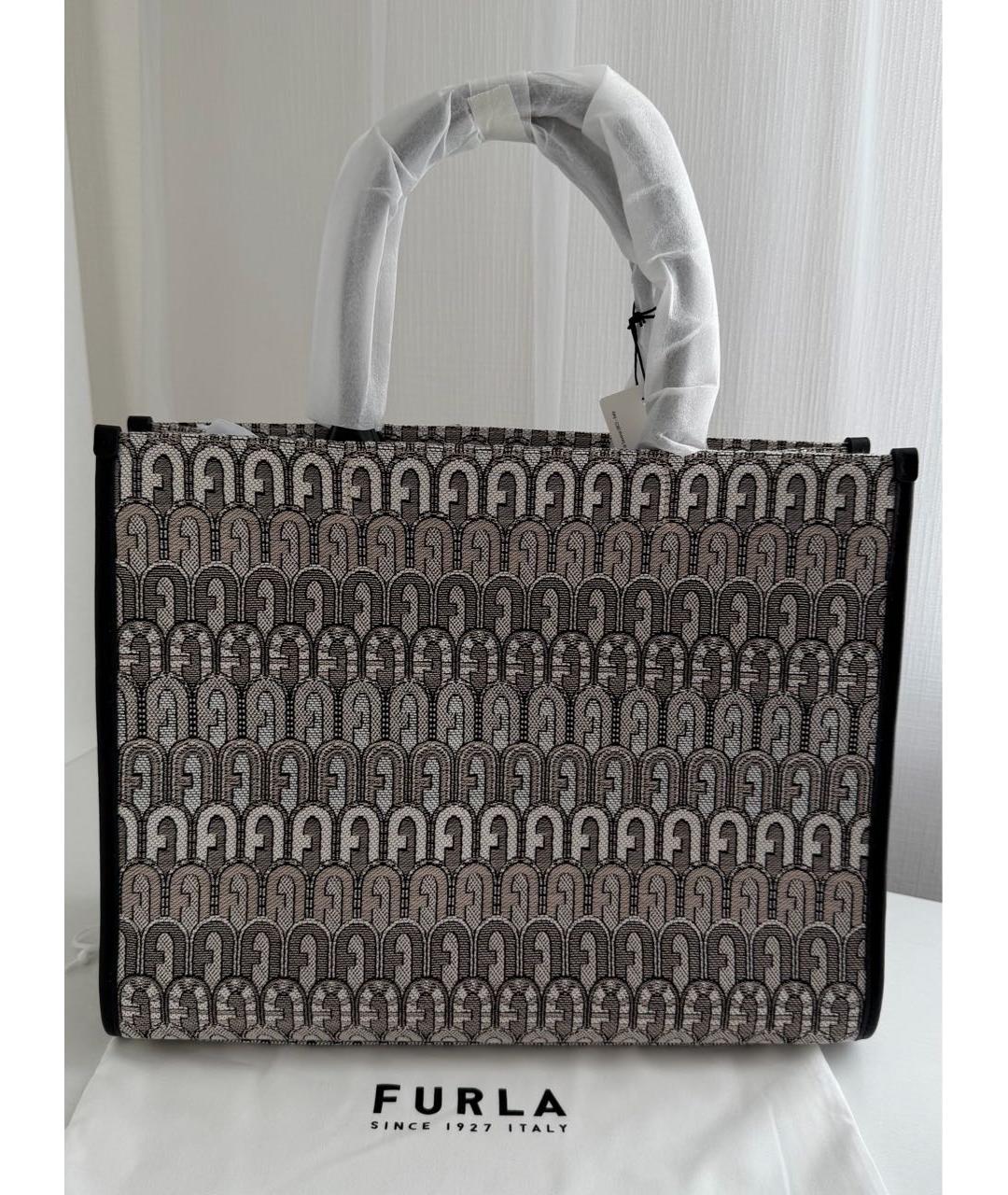 FURLA Серая сумка тоут, фото 8